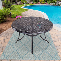 expandable patio dining table wayfair