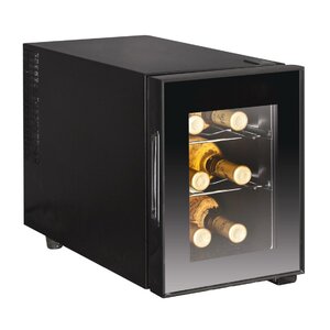 6 Bottle Single Zone Freestanding Wine Cooler