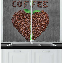 Kitchen Curtains Coffee Theme Wayfair