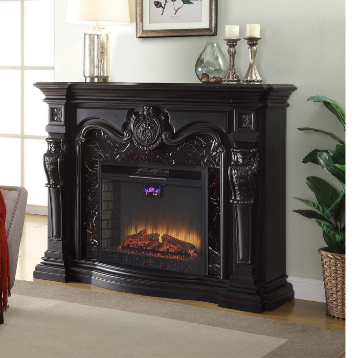 Astoria Grand Breanna Electric Fireplace & Reviews | Wayfair