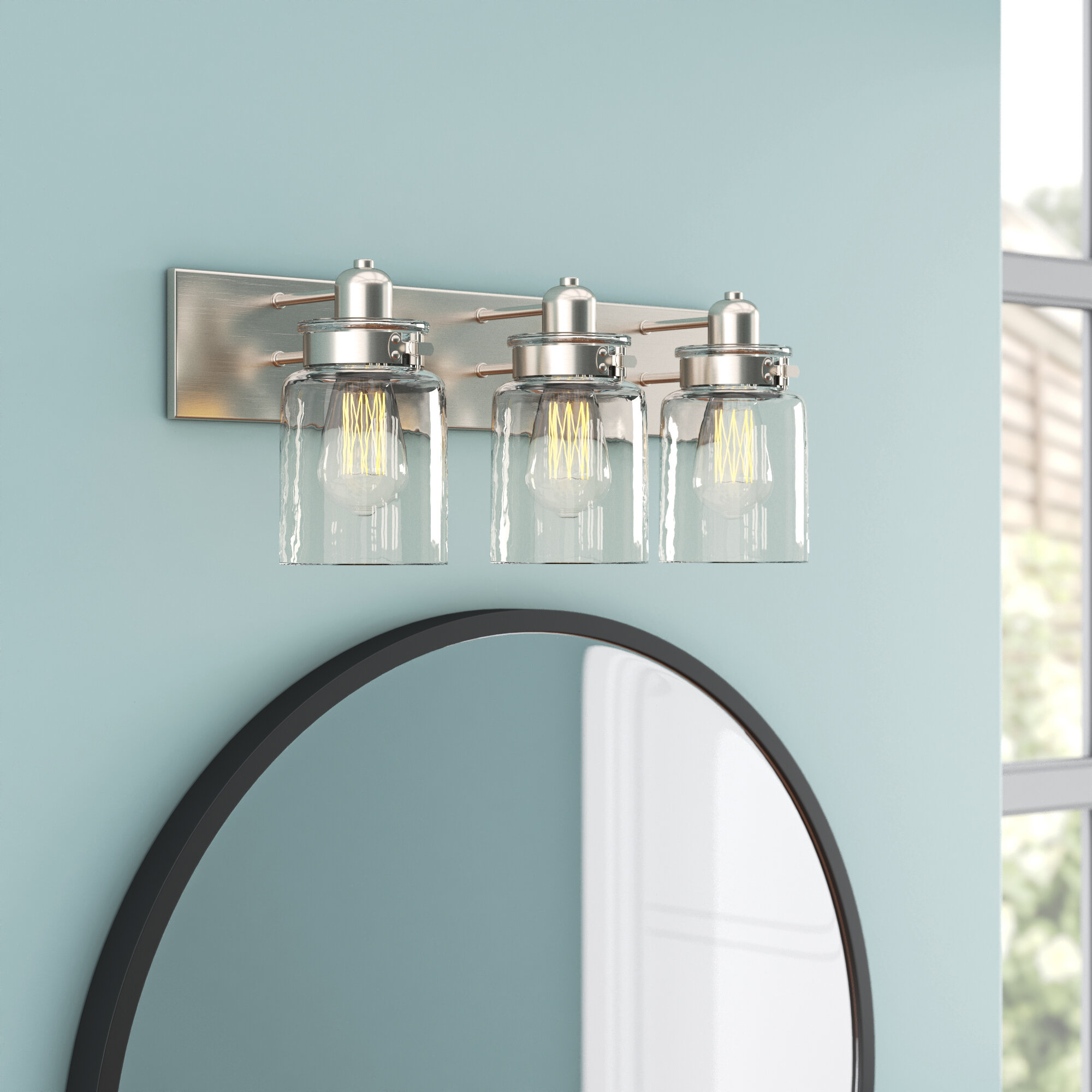 Vasilia 3 Light Dimmable Vanity Light Reviews Joss Main