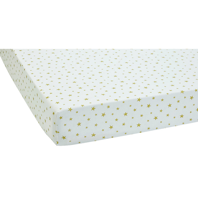 Harriet Bee Geometric And Polka Dot Fitted Crib Sheet Set Set Of
