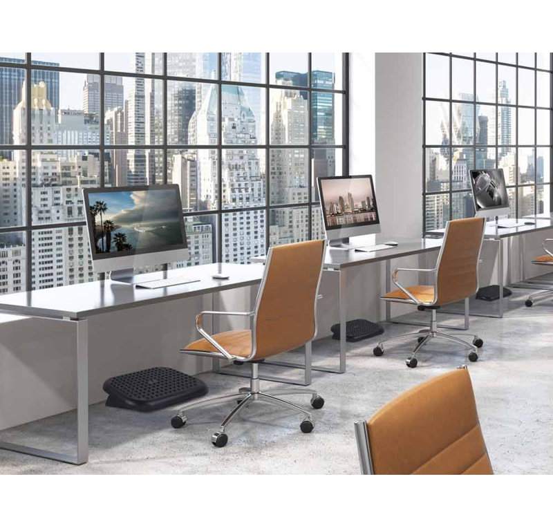 17 X 11 In Adjustable Tilting Foot Rest Stool Premium Office Foot