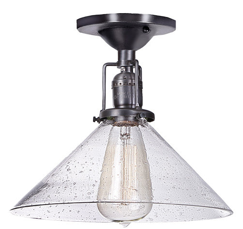 Breakwater Bay Shumway 1 Light 10 Simple Cone Semi Flush Mount Reviews Wayfair