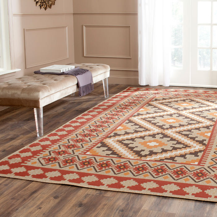 Rangely Red Beige Indoor Outdoor Area Rug Reviews Birch Lane
