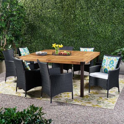 Labelle Outdoor 9 Piece Dining Set with Cushions