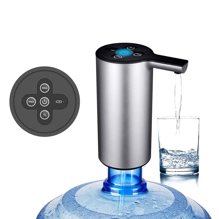 Color : Silver for Pumping Device Button Dispenser Automatic Water Dispenser Water pump Automatic Electric Gallon Bottle Drinker 
