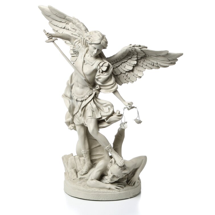 Design Toscano St Michael The Archangel Gallery Statue Reviews Wayfair