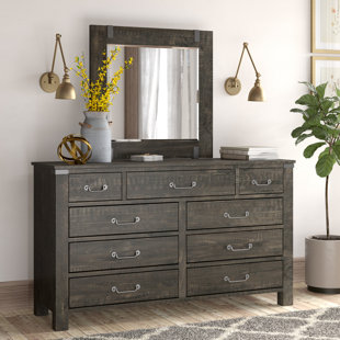 Freida 9 Drawer Dresser with Mirror by Birch Lane™ Heritage