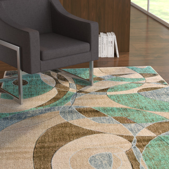 Carina Brown Turquoise Area Rug Carina Brown Turquoise Area Rug