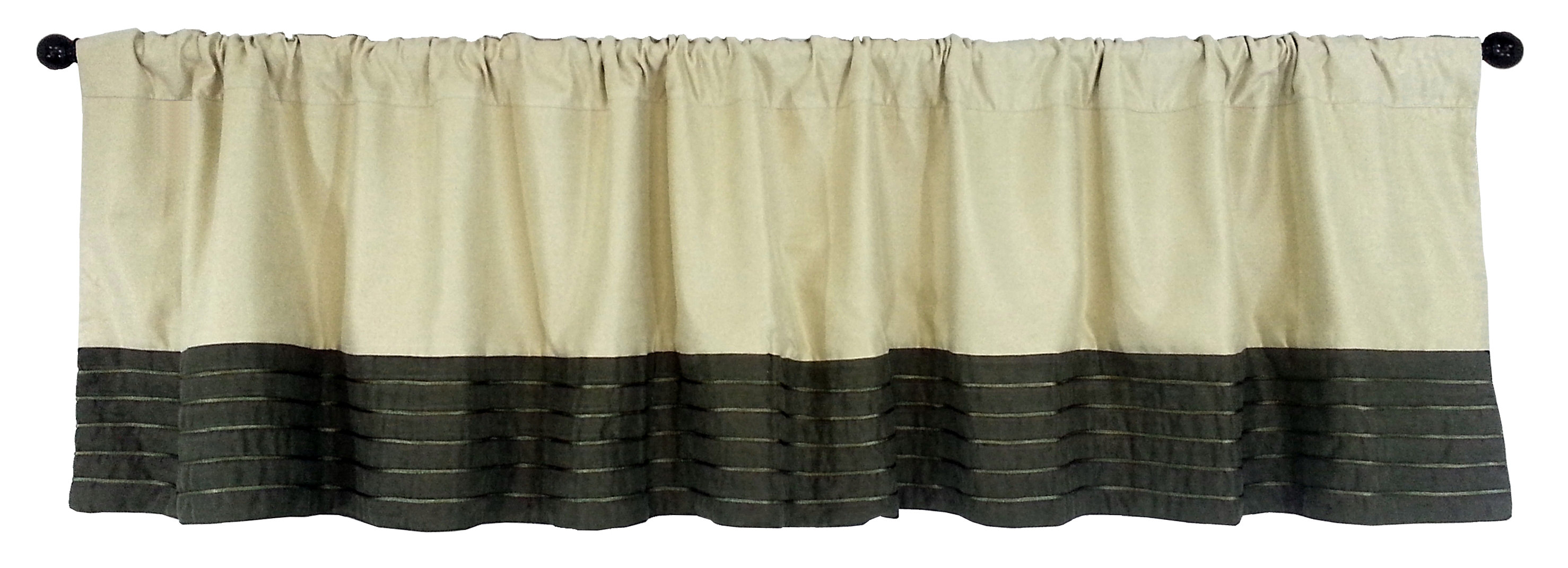 Edie Inc Grotto Reversible Faux Suede Curtain Window Valance