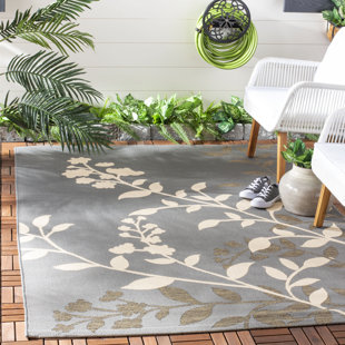 Laurel Anthracite / Beige Indoor/Outdoor Rug August Grove Fashion and beautiful backpack