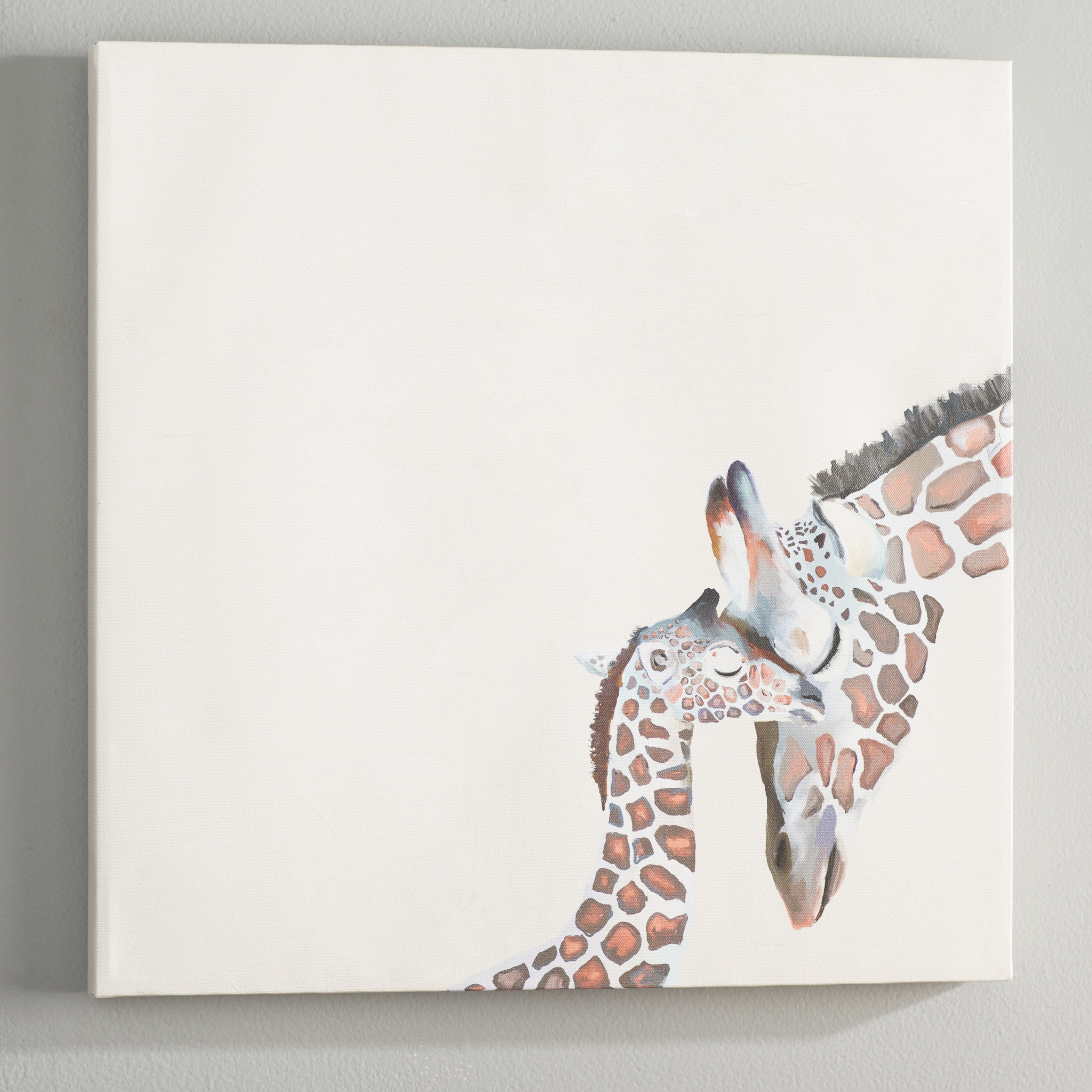 Viv Rae Kris You And Me Giraffe Canvas Wall Art Wayfair