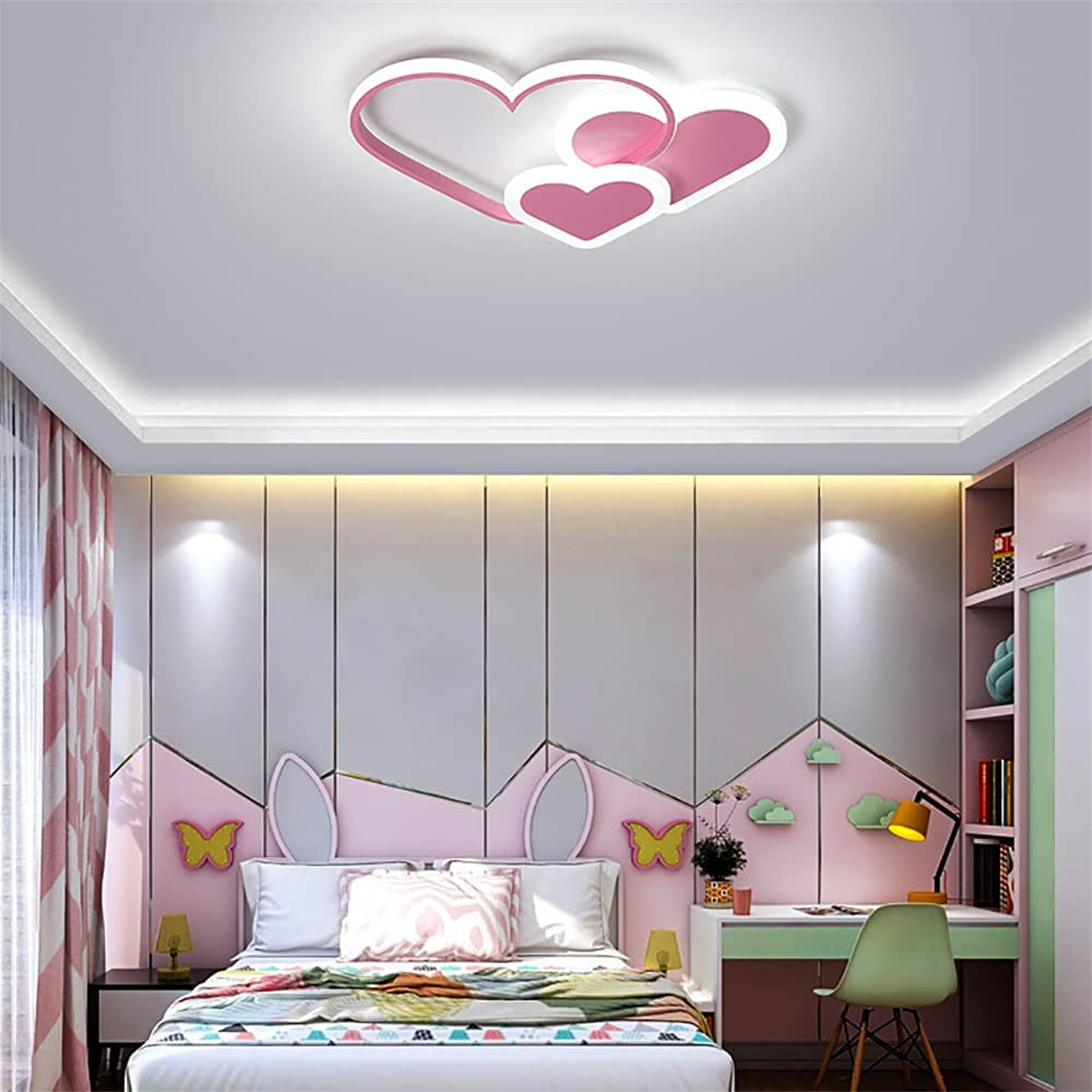 Gemma Violet Connors Children's Lamp LED Modern Ceiling Light for