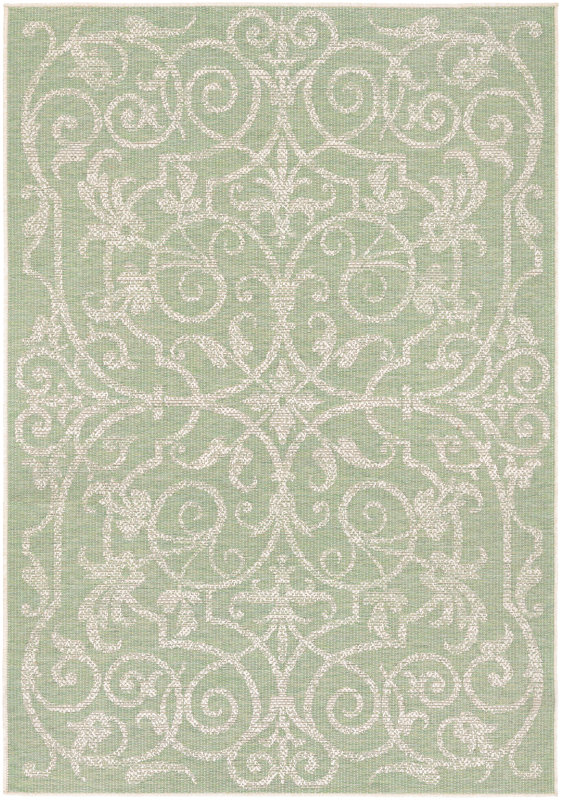 One Allium Way Arnegard Ivory Light Green Indoor Outdoor Area Rug Arnegard Ivory Light Green Indoor Outdoor Area Rug