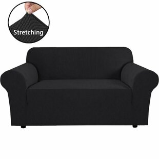 Stretch Box Cushion Loveseat Slipcover By Symple Stuff