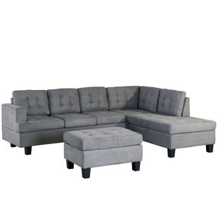 Gabby Sectional With Ottoman by Latitude Run Bargain