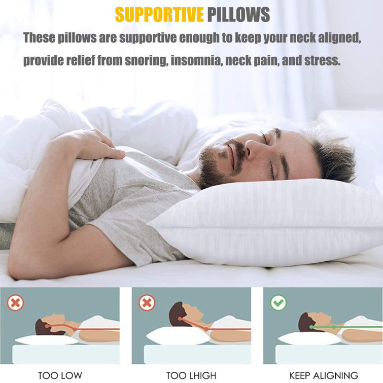 sleeping with 2 pillows