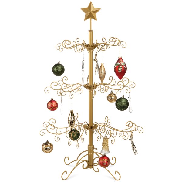 Wrought Iron Ornament/Sphere Display Stand-12 Inches High 