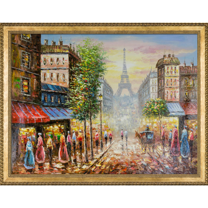Red Barrel Studio Evening View Of The Eiffel Tower Picture