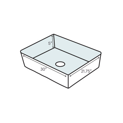 Memoirs® Stately Pedestal/Console Table Bathroom Sink Basin with Single Faucet-hole Drilling