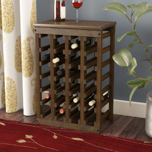 Go to store & view more images Alcott Hill Garris 24 Bottle Floor Wine Bottle Rack