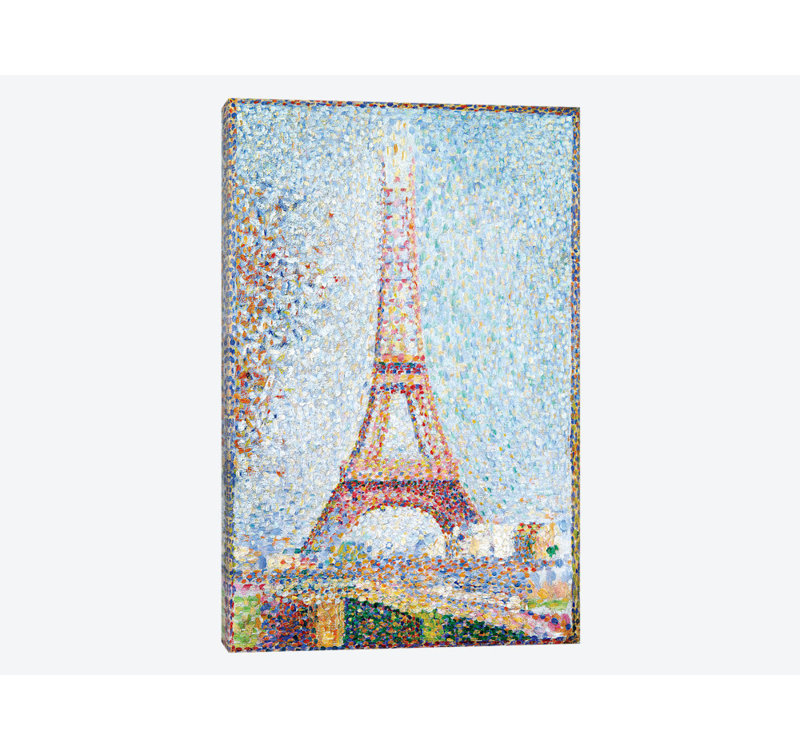 Vault W Artwork The Eiffel Tower 1889 By Georges Seurat Graphic