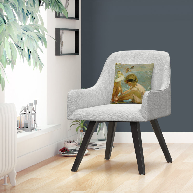 Anja The Wounded Foot Throw Pillow