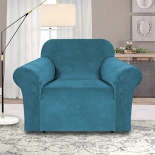 velvet armchair cover