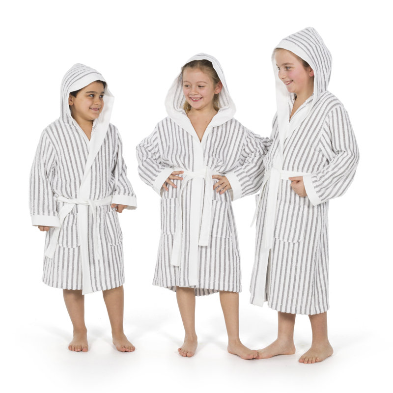 Highland Dunes Brett Kids Stripe 100 Turkish Cotton Terry Cloth