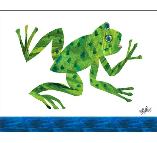 Oopsy Daisy Frog by Eric Carle Canvas Art | Wayfair.ca