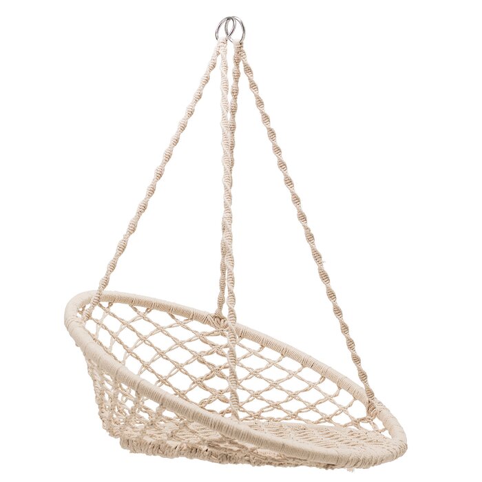 Colusa Hanging Handwoven Cotton Papasan Chair