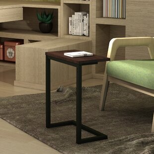 Giddens C-Shape Snack Side End Table By Latitude Run