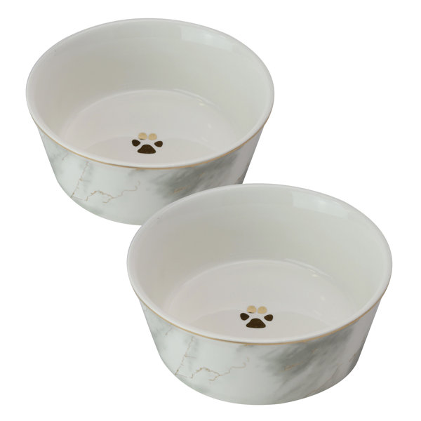 Marble Pet Bowls Wayfair