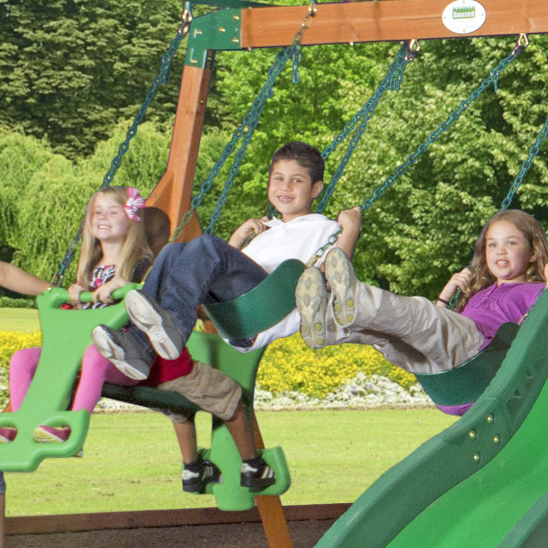 shenandoah wooden swing set