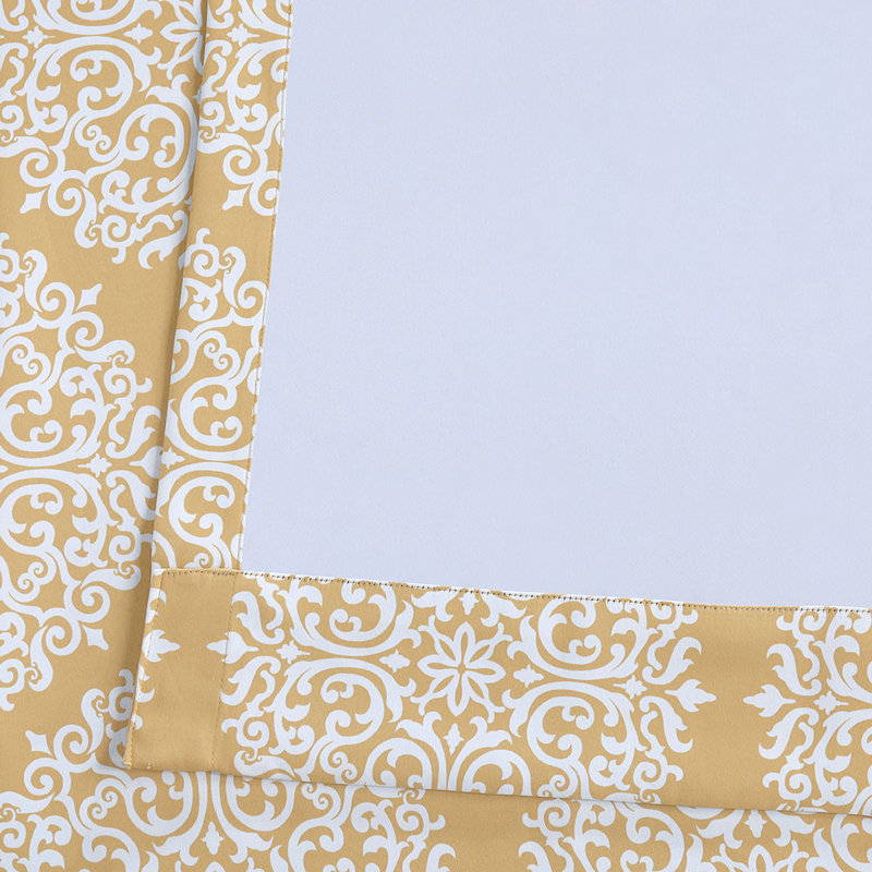 Alcott Hill Wethersfield Damask Blackout Thermal Rod Pocket