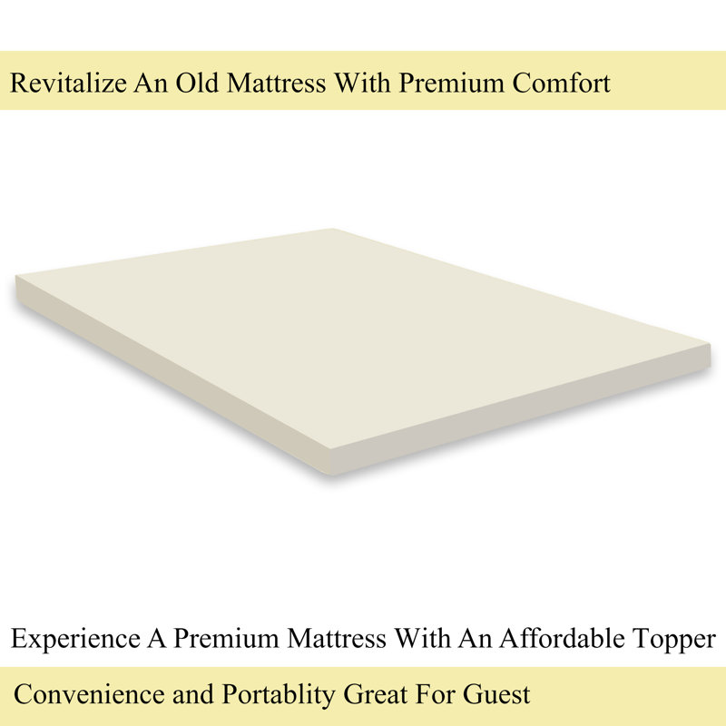 Arsuite 3 Gel Memory Foam And Cold Foam Mattress Topper Wayfair