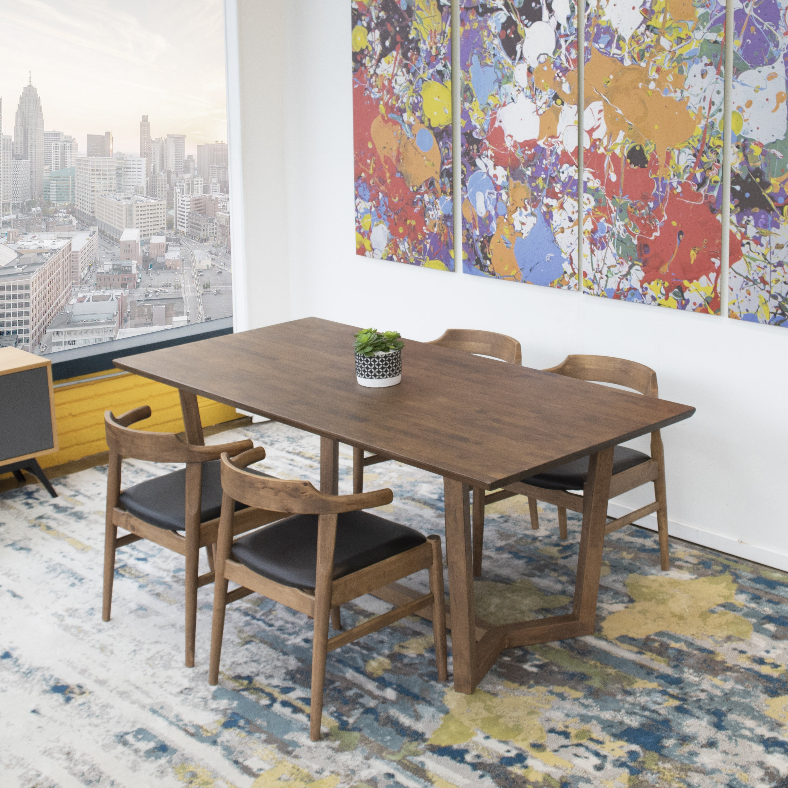 George Oliver Derry 5 Piece Dining Set Reviews Wayfair