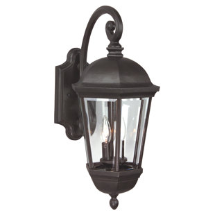 Go to store & view more images Oakhill 3-Light Aluminum Outdoor Wall Lantern by Charlton Home