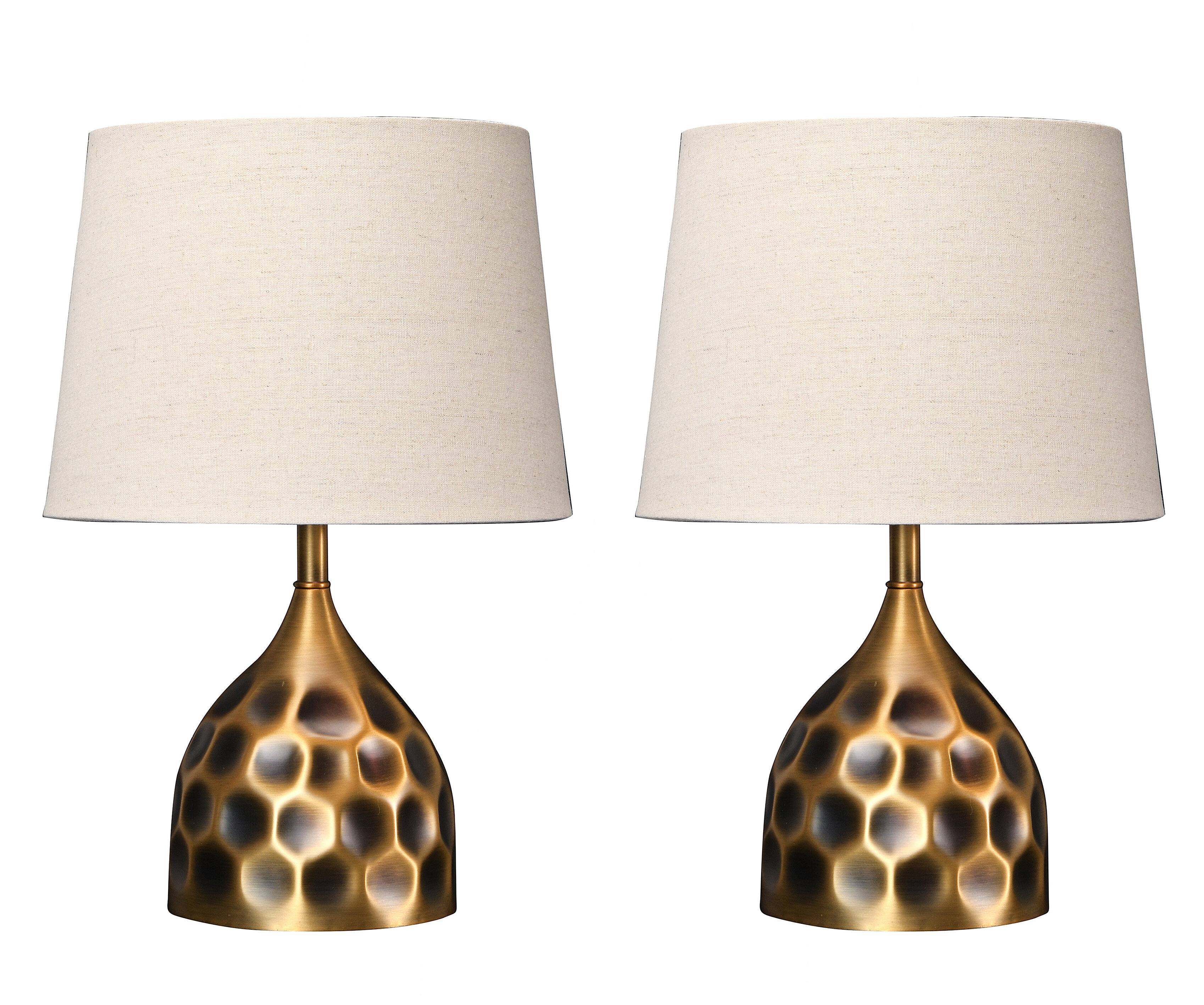 gold table lamps set of 2