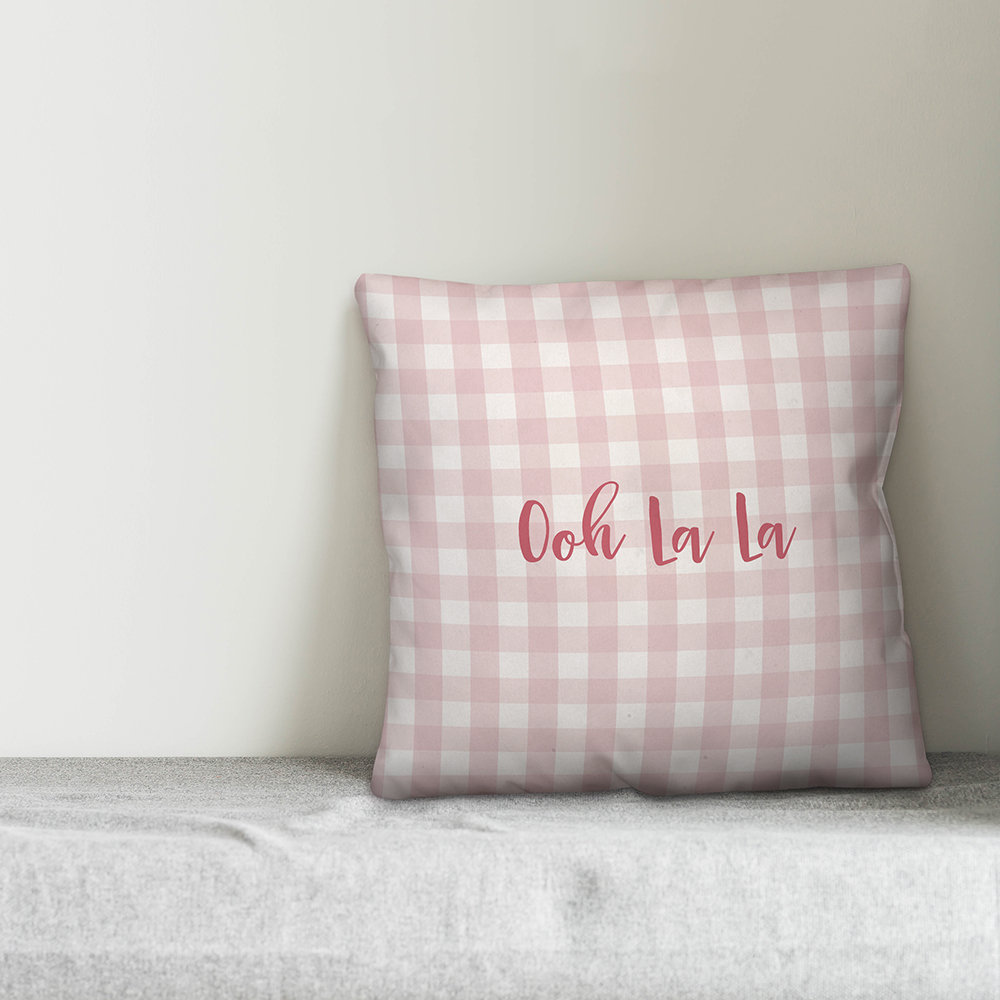 Ebern Designs Varvara Ooh La La 16 Throw Pillow Wayfair