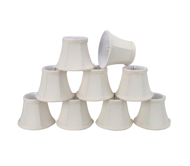5" Linen Bell Candelabra Shade