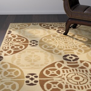 Dorothy Hand-Tufted Wool Gold/Light Brown Area Rug