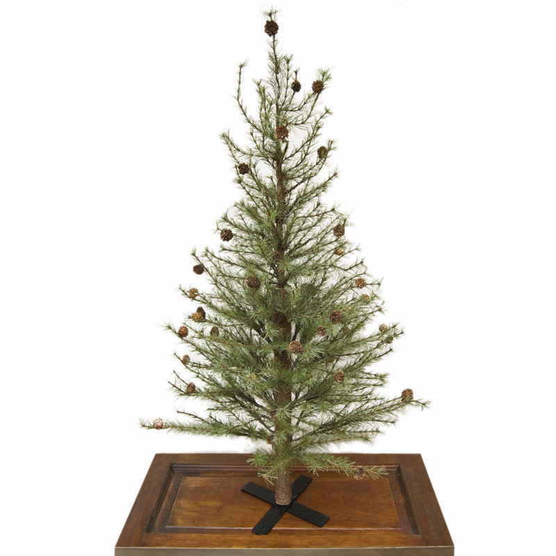 The Holiday Aisle® 4' Green Cypress Artificial Christmas Tree | Wayfair