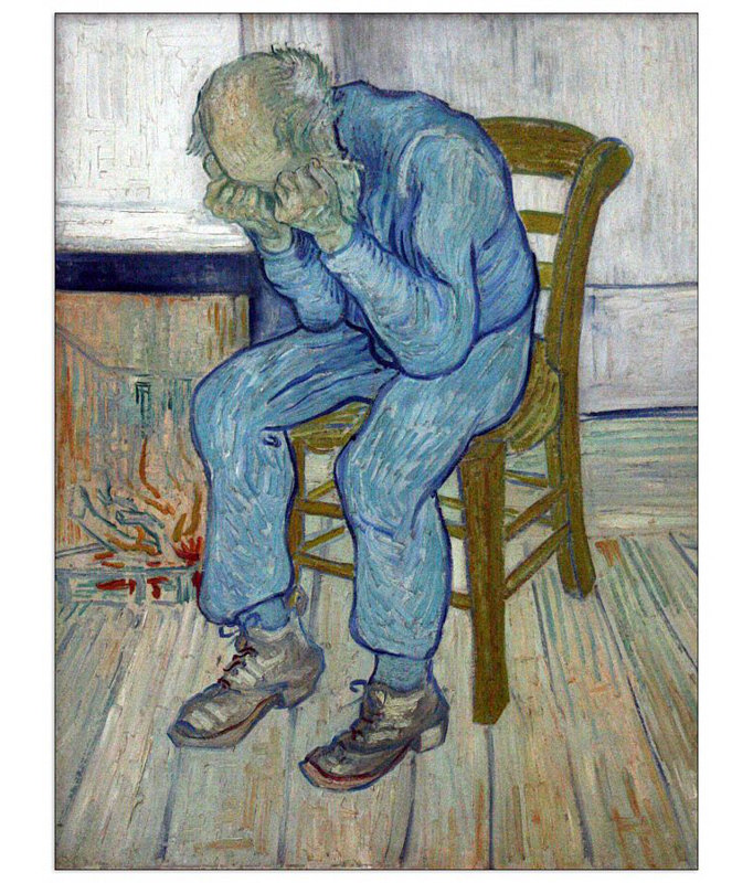 East Urban Home At Eternity S Gate By Vincent Van Gogh Painting Print Wayfair Co Uk