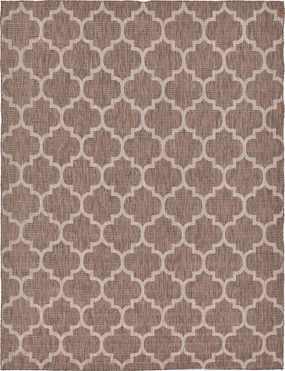 veranda indoor outdoor rug collection on Rugpal Veranda Geometric Brown Indoor Outdoor Area Rug Wayfair