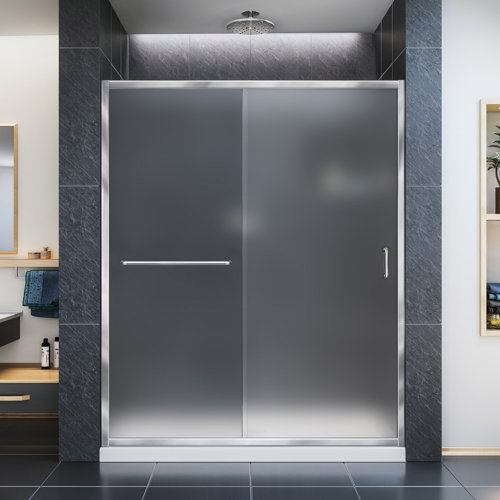 Dreamline Infinity Z 60 X 58 Single Sliding Semi Frameless Tub