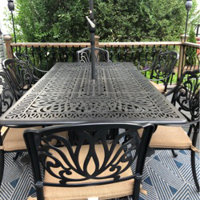 lebanon 7 piece dining set with cushions