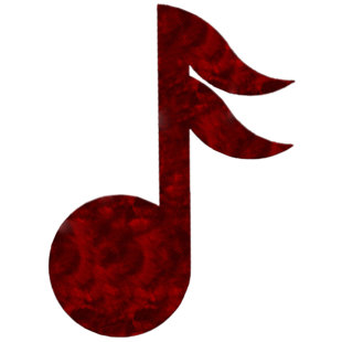 Art Musical Note Tapestry Modern Music Symbol with Ice and Fire Art Decor Wall