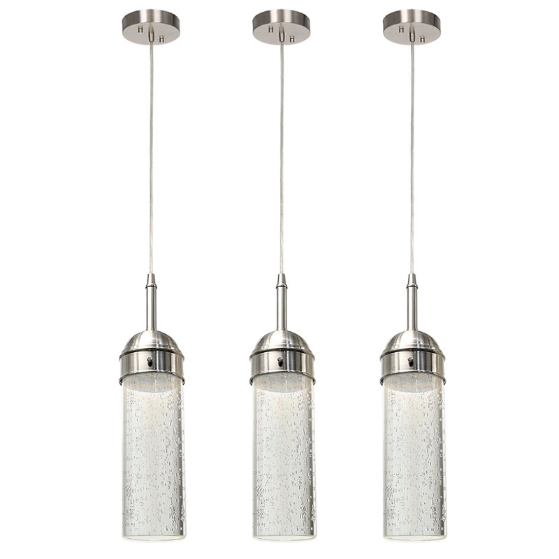 Hykolity 1-Light Led Mini Pendant Light, Kitchen Island ...